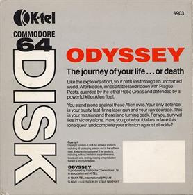 Odyssey (K-Tek Software) - Box - Back Image