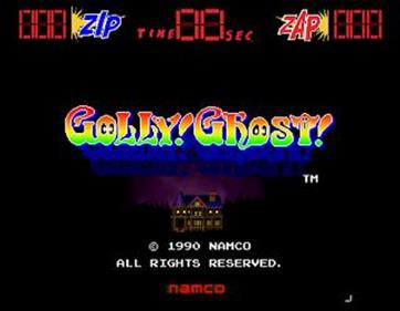 Golly! Ghost! - Screenshot - Game Title Image