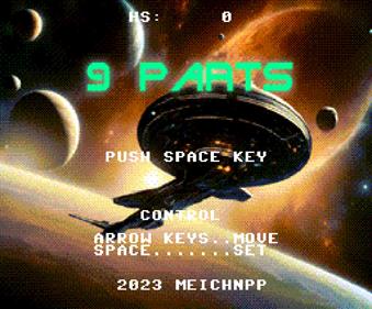 9 Parts - Screenshot - Game Title Image
