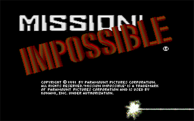 Mission: Impossible - Screenshot - Game Title Image
