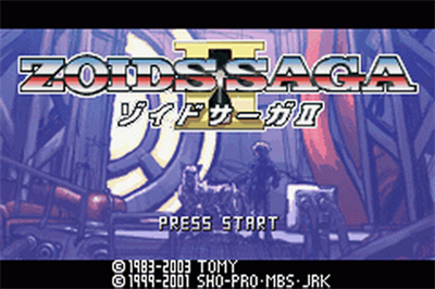 Zoids: Legacy - Screenshot - Game Title Image