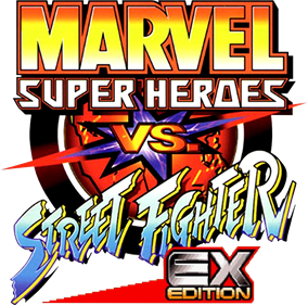 Marvel Super Heroes vs. Street Fighter: EX Edition - Clear Logo Image