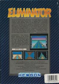 Eliminator (Hewson Consultants) - Box - Back Image