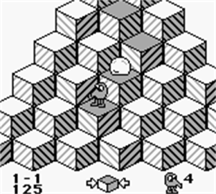 Q*bert for Game Boy - Screenshot - Gameplay Image