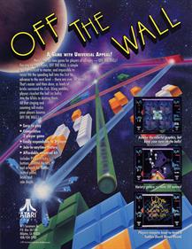 Off the Wall (Atari) - Advertisement Flyer - Front Image