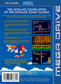 Sonic The Hedgehog 3 Complete - Box - Back Image