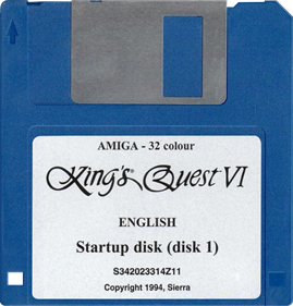 King's Quest VI: Heir Today, Gone Tomorrow - Disc Image