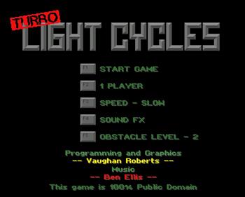 Turbo Light Cycles - Screenshot - Game Title Image