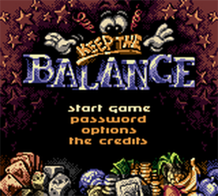 Keep the Balance - Screenshot - Game Title Image