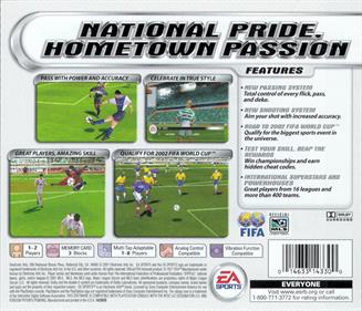 FIFA Soccer 2002: Major League Soccer - Box - Back Image