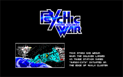 Cosmic Soldier 2: Psychic War - Screenshot - Game Title Image