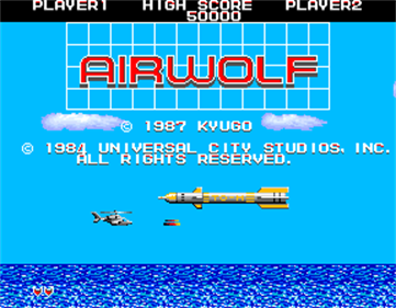 Airwolf - Screenshot - Game Title