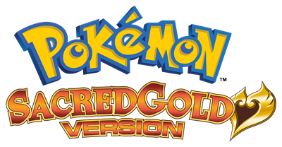 Pokémon Sacred Gold - Clear Logo Image