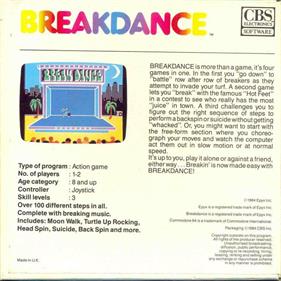 Breakdance - Box - Back Image