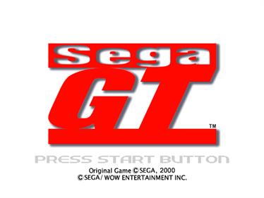 Sega GT - Screenshot - Game Title Image