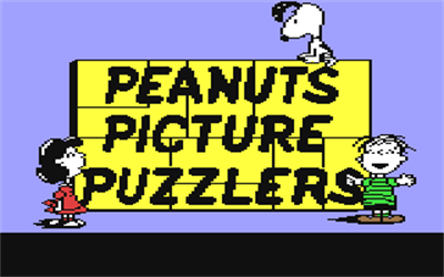 Peanuts Picture Puzzlers - Screenshot - Game Title Image