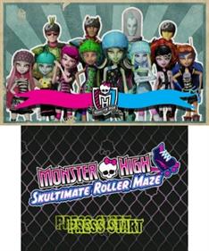 Monster High: Skultimate Roller Maze - Screenshot - Game Title Image