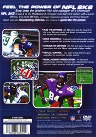 NFL 2K2 - Box - Back Image