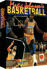 Magic Johnson's Basketball - Box - 3D Image