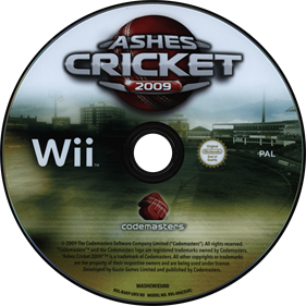 Ashes Cricket 2009 - Disc Image