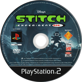 Stitch: Experiment 626 - Disc Image