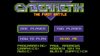 Cybernetix: The First Battle - Screenshot - Game Title Image