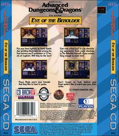 Advanced Dungeons & Dragons: Eye of the Beholder - Box - Back - Reconstructed Image