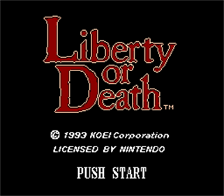 Liberty or Death - Screenshot - Game Title Image