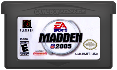 Madden NFL 2005 - Cart - Front Image