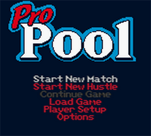 Pro Pool - Screenshot - Game Title Image