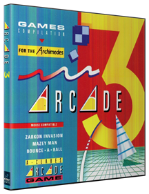 Arcade Games 3 Compilation - Box - 3D Image
