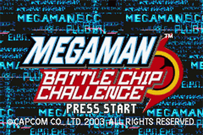 Mega Man: Battle Chip Challenge - Screenshot - Game Title Image