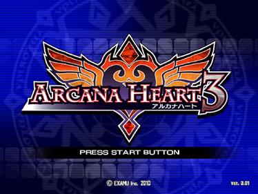 Arcana Heart 3 - Screenshot - Game Title Image