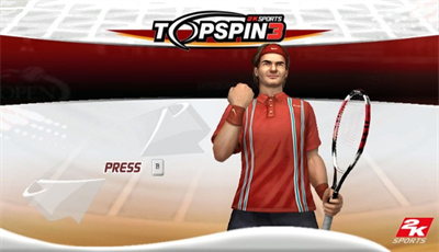 Top Spin 3 - Screenshot - Game Title Image