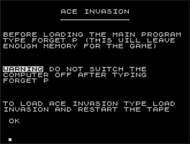 Ace Invasion - Screenshot - Game Title Image