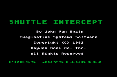 Shuttle Intercept - Screenshot - Game Title Image