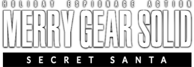 Merry Gear Solid: Secret Santa - Clear Logo Image