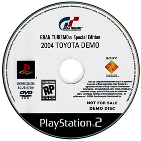 Gran Turismo Special Edition 2004: Toyota Demo - Disc Image