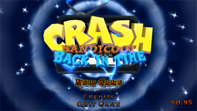 Crash Bandicoot: Back In Time - Screenshot - Game Title Image