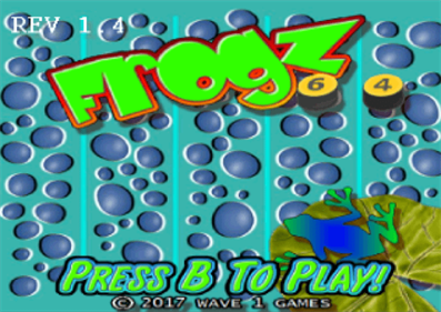 Frogz 64 - Screenshot - Game Title Image