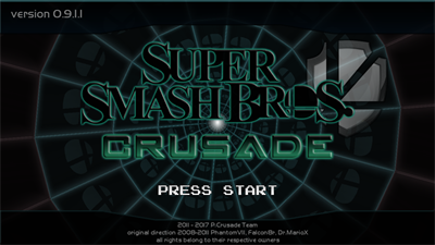 Super Smash Bros. Crusade - Screenshot - Game Title Image