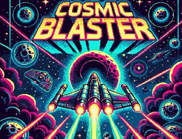 Cosmic Blaster - Screenshot - Game Title Image