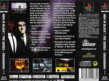 Men in Black: The Series: Crashdown - Box - Back Image