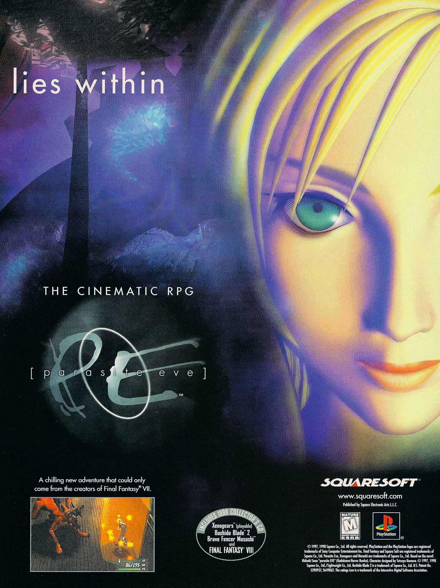 Parasite Eve PlayStation Box Art Cover by mrsuperalberto0