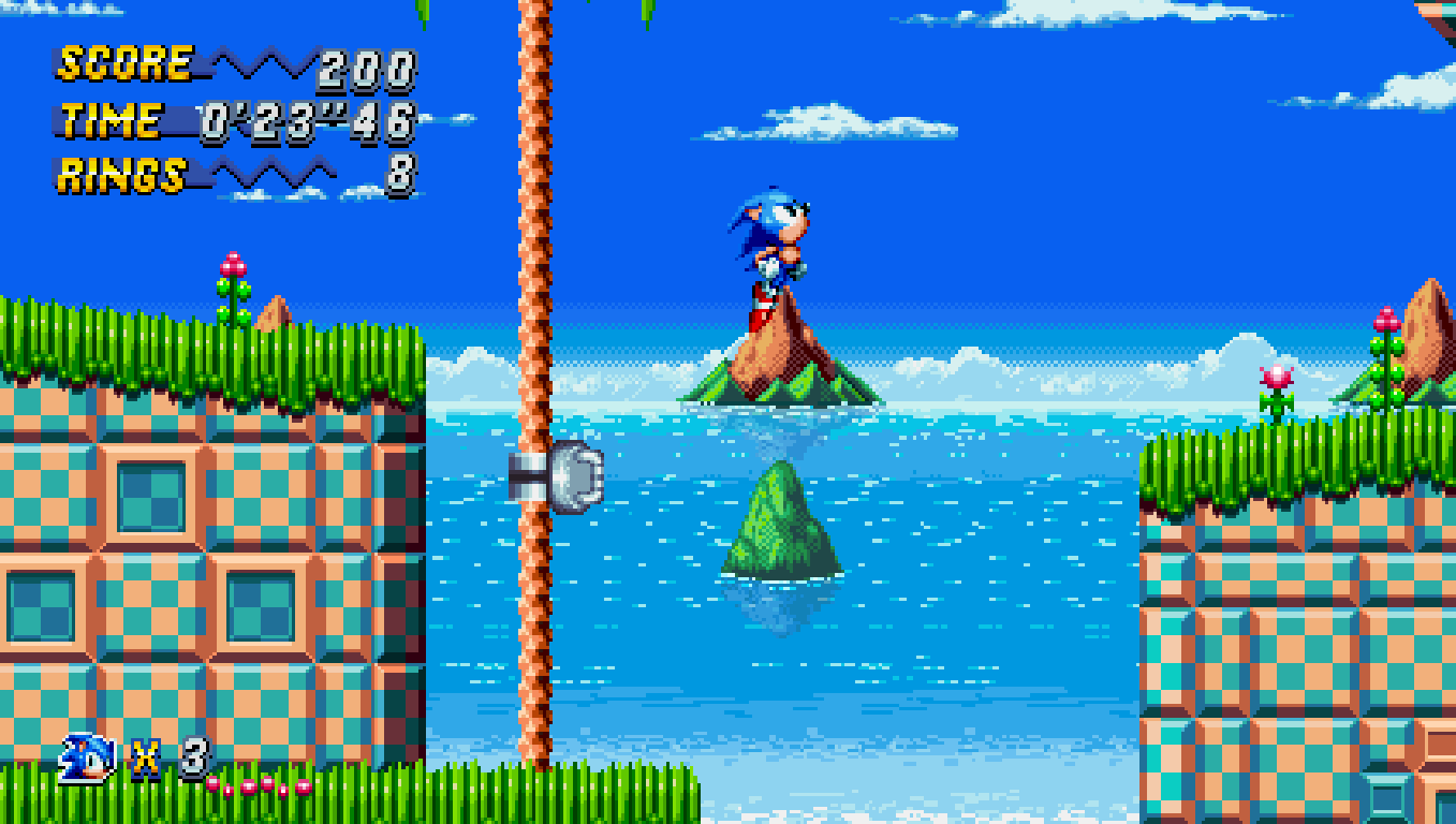 A+Start Son of a Glitch ✪ on X: Turquoise Hill Zone remake for Sonic Chaos.  Just mockups of what I think it would look like. WIP. #Sonicchaosremake  #pixelart #Gamedev  / X