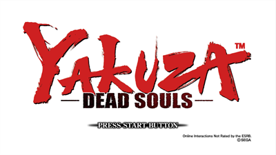 Yakuza: Dead Souls - Screenshot - Game Title Image