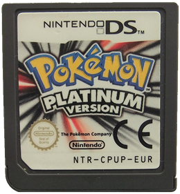 Pokémon Platinum Version - Cart - Front Image