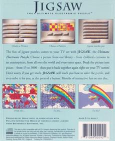 Jigsaw: The Ultimate Electronic Puzzle - Box - Back Image