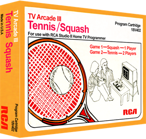 TV Arcade III: Tennis + Squash - Box - 3D Image