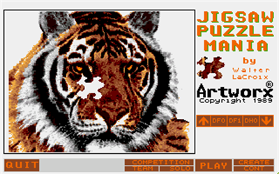 Jigsaw Puzzlemania - Screenshot - Game Title Image